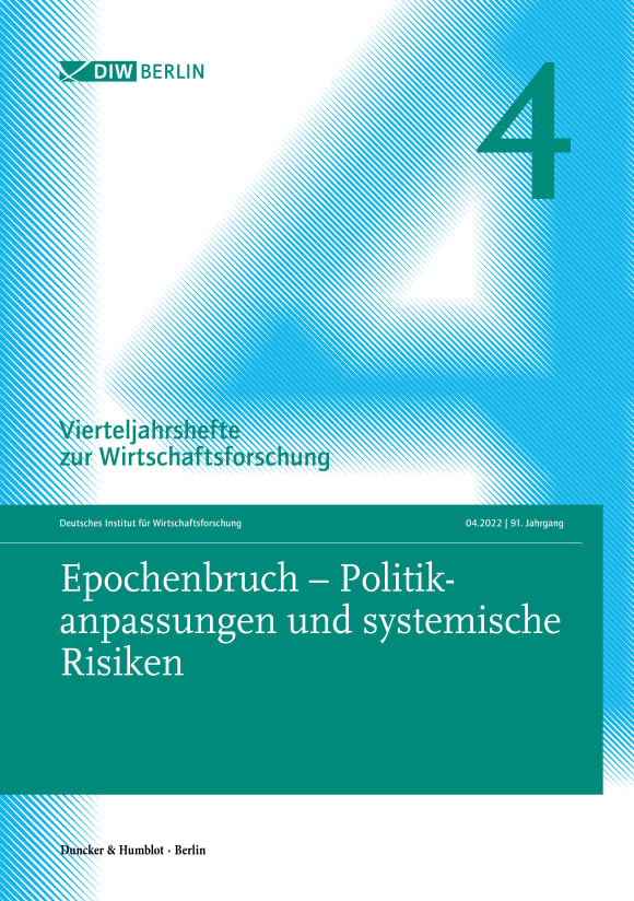 Cover Epochenbruch – Politikanpassungen und systemische Risiken (VJH 4/2022)