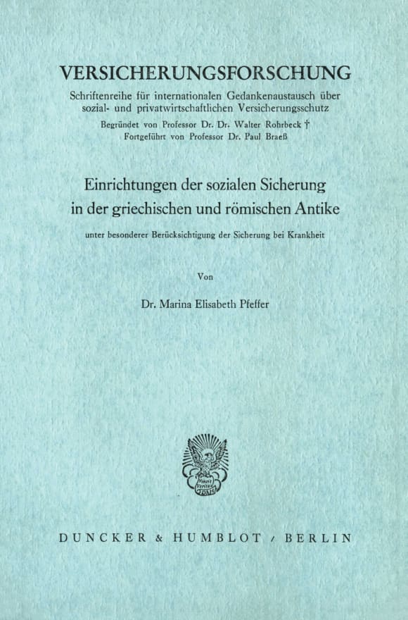 Cover Versicherungsforschung (VF)