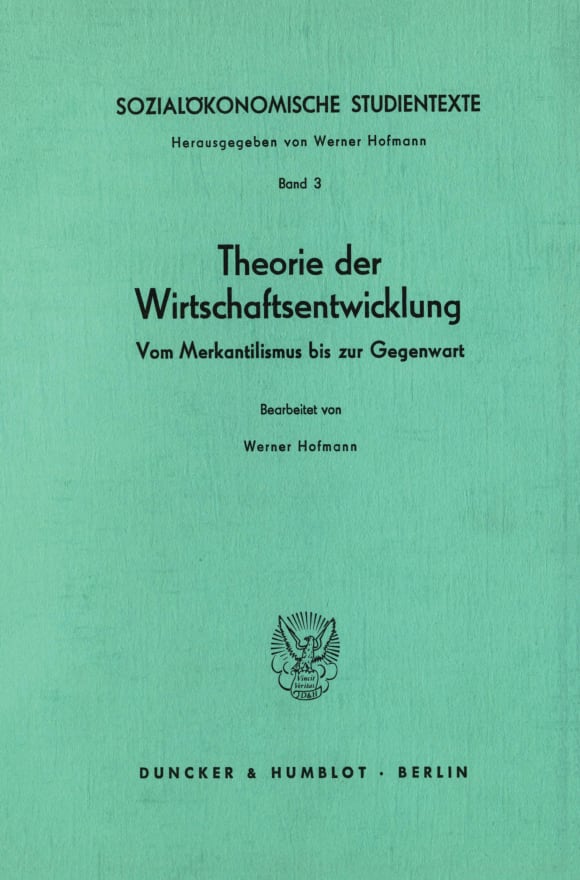 Cover Sozialökonomische Studientexte