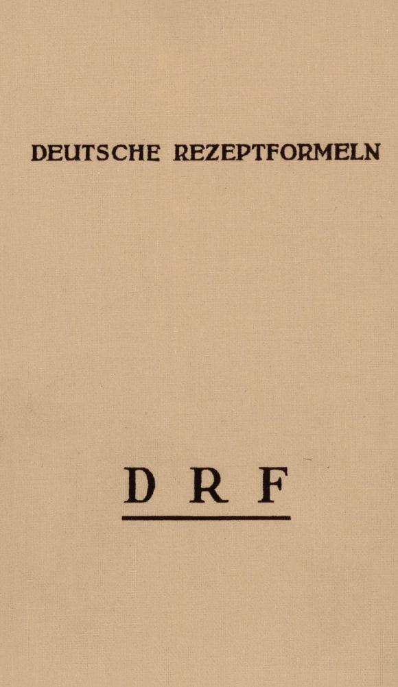 Cover Deutsche Rezeptformeln, DRF