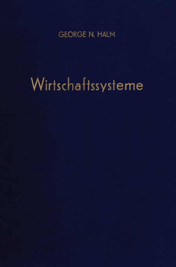 Cover Wirtschaftssysteme