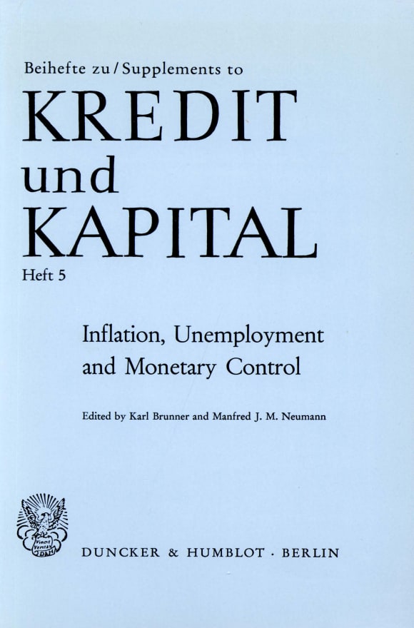 Cover Inflation, Unemployment and Monetary Control