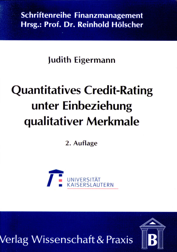 Cover Quantitatives Credit-Rating unter Einbeziehung qualitativer Merkmale