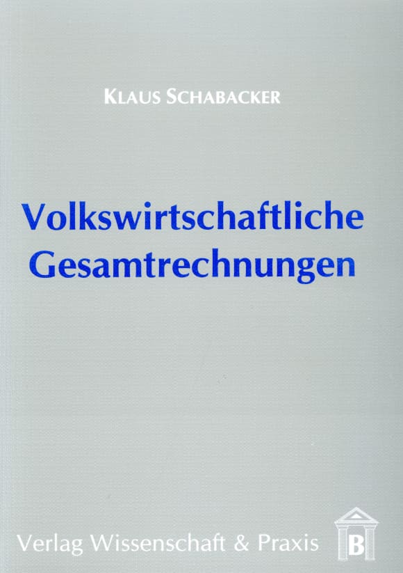 Cover Volkswirtschaftliche Gesamtrechnungen