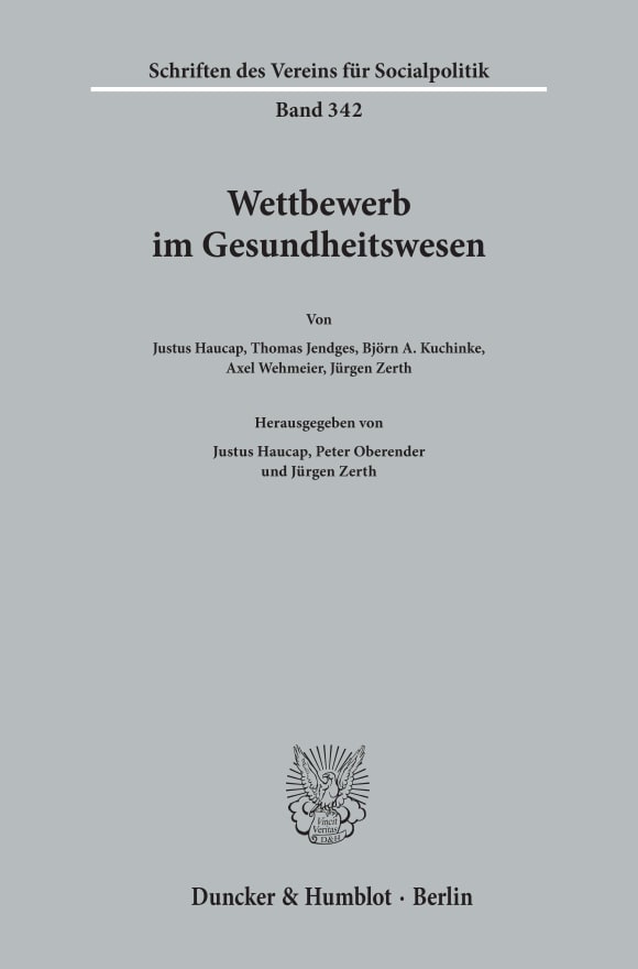 Cover Wettbewerb im Gesundheitswesen