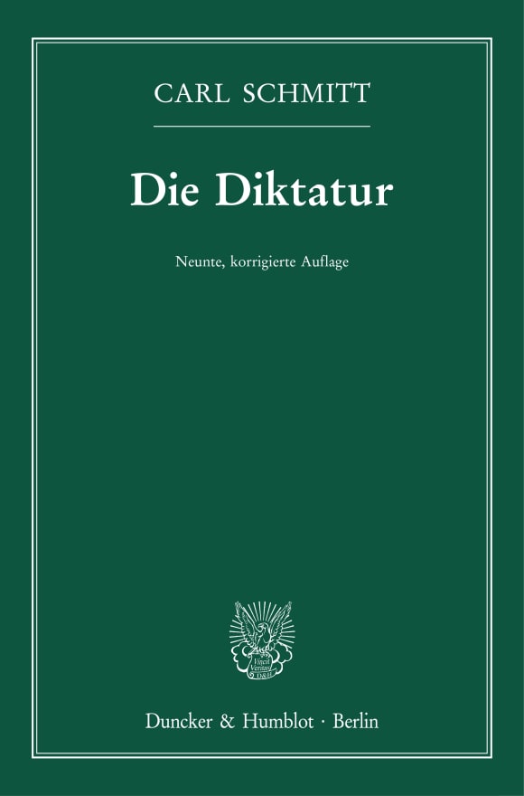 Cover Die Diktatur