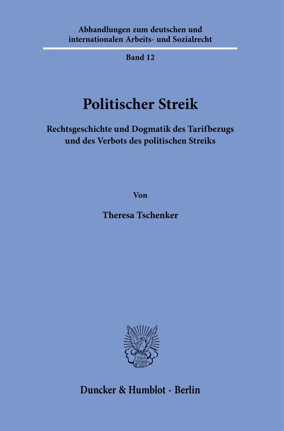 Cover Politischer Streik