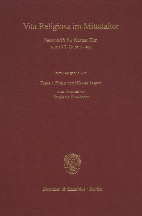 Cover Vita Religiosa im Mittelalter