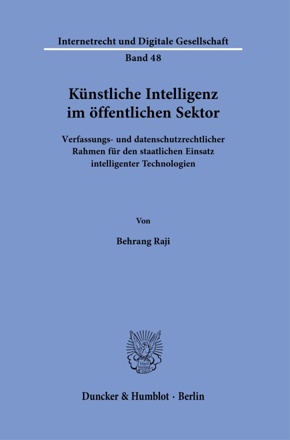 Cover Künstliche Intelligenz im öffentlichen Sektor