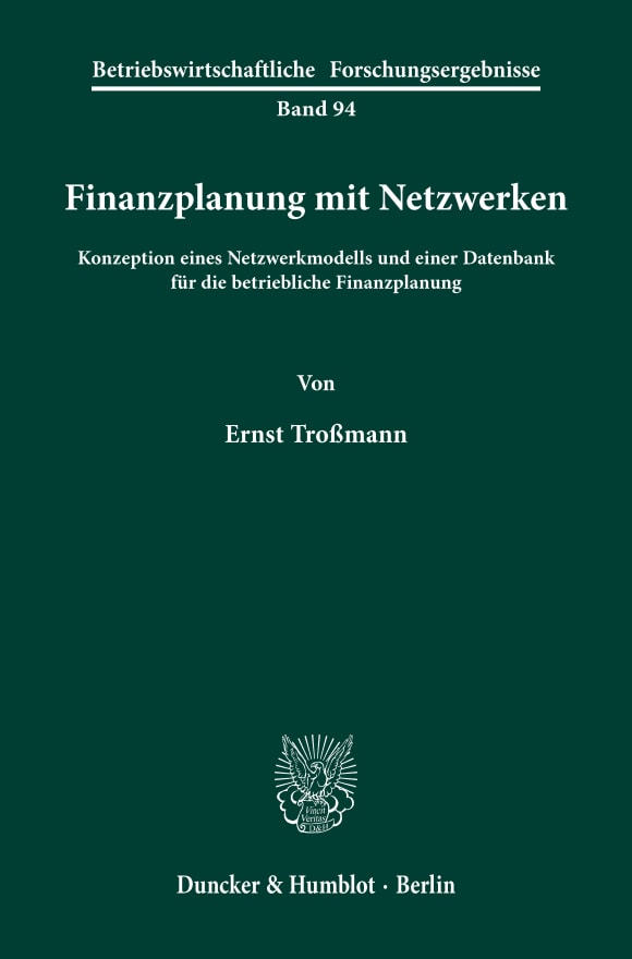 Cover Finanzplanung mit Netzwerken