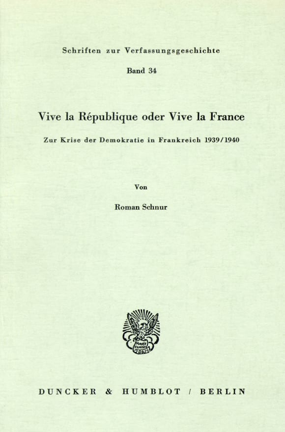 Cover Vive la République oder Vive la France