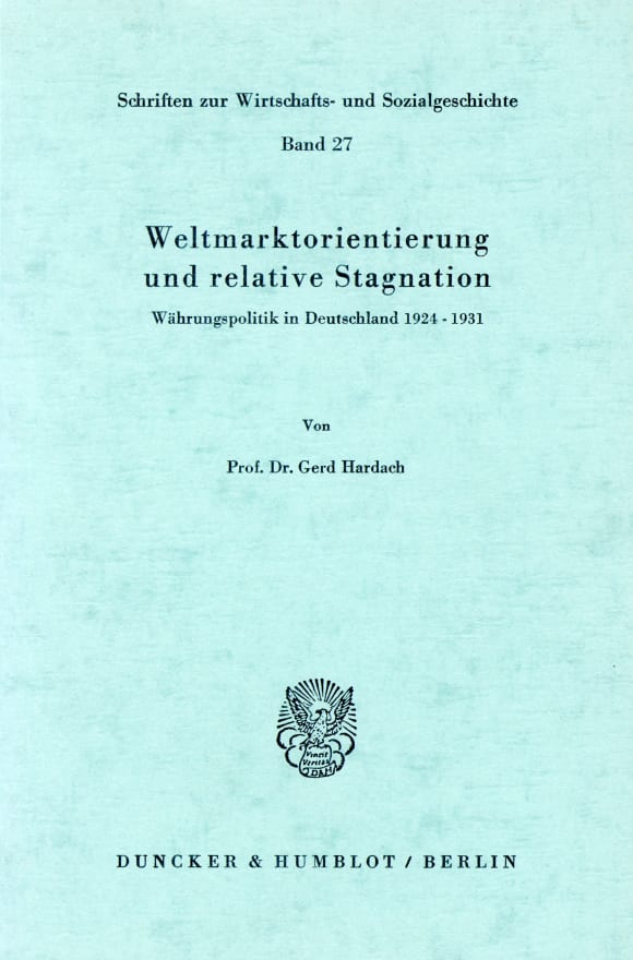 Cover Weltmarktorientierung und relative Stagnation