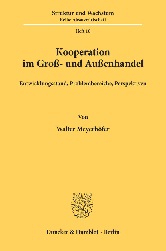 Cover Kooperation im Groß- und Außenhandel