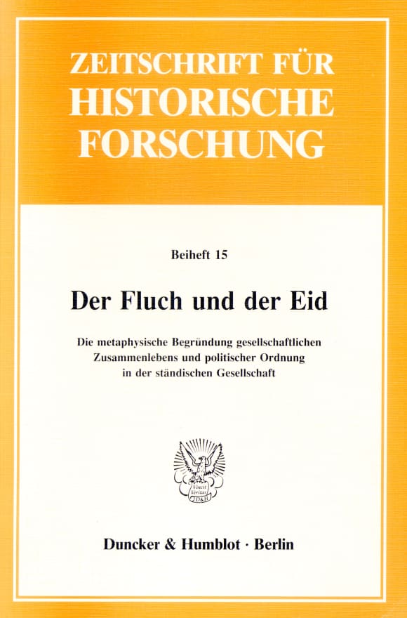 Cover Der Fluch und der Eid