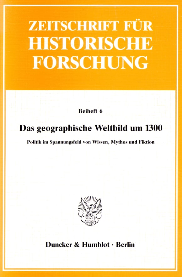 Cover Das geographische Weltbild um 1300