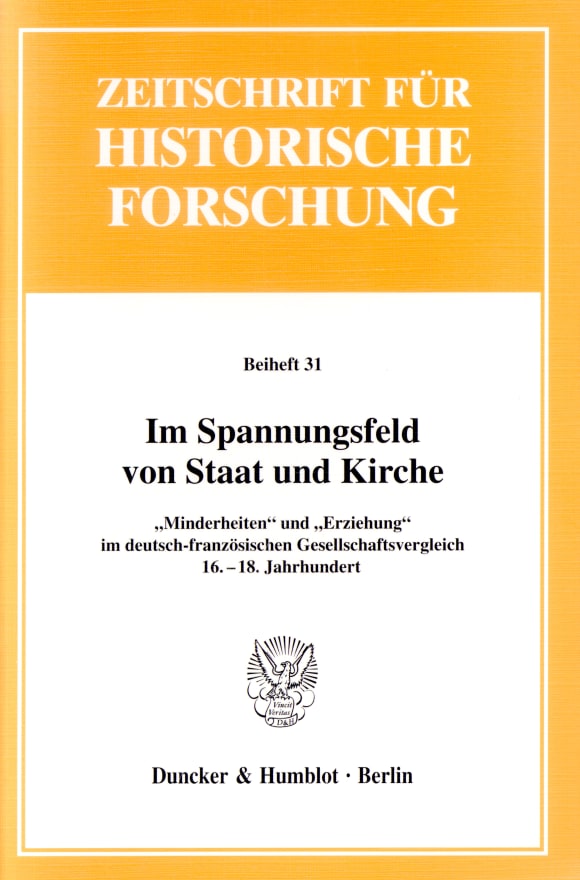 Cover Im Spannungsfeld von Staat und Kirche
