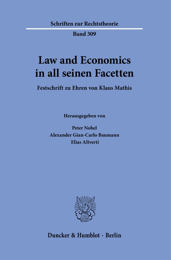 Cover Law and Economics in all seinen Facetten