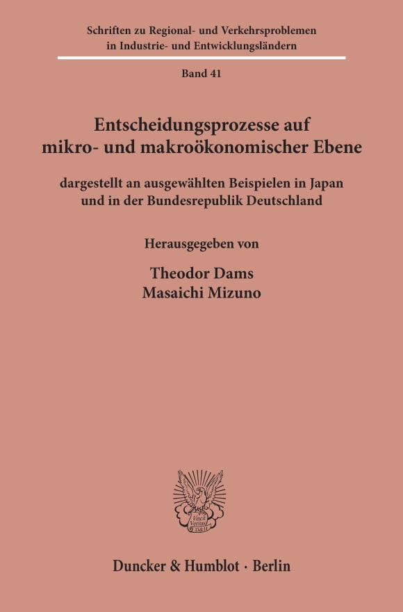 Cover Entscheidungsprozesse auf mikro- und makroökonomischer Ebene