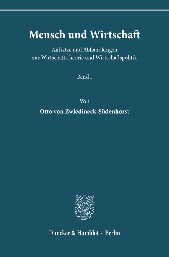 Cover Mensch und Wirtschaft