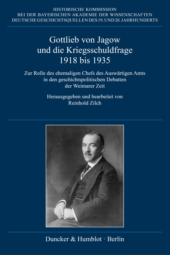 Cover Deutsche Geschichtsquellen des 19. und 20. Jahrhunderts (DGQ)