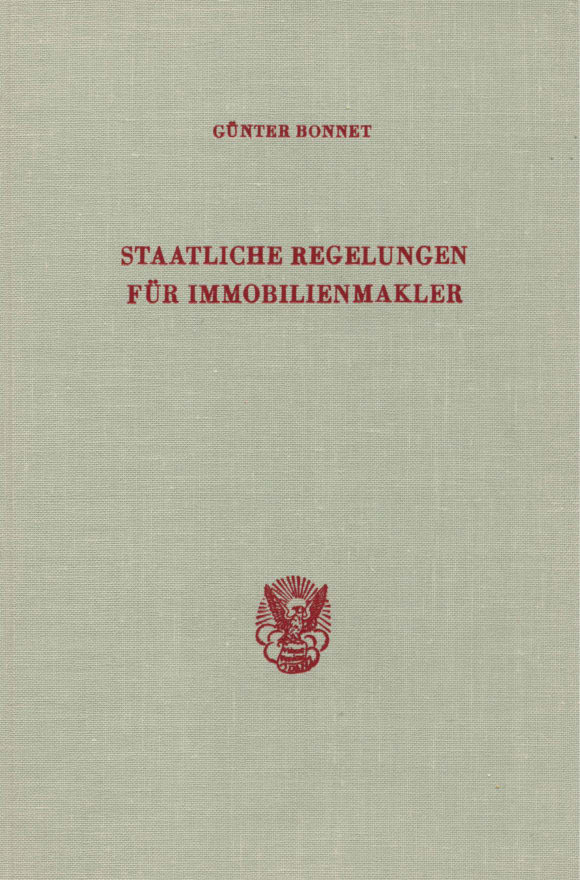 Cover Staatliche Regelungen für Immobilienmakler