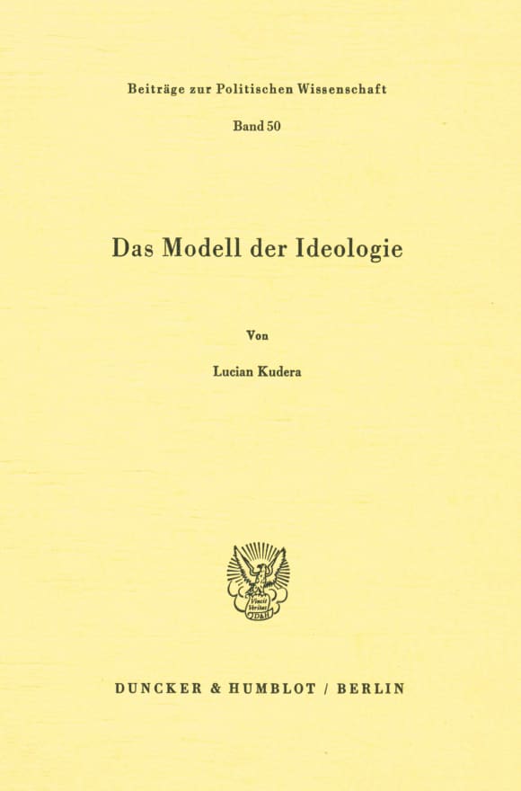 Cover Das Modell der Ideologie