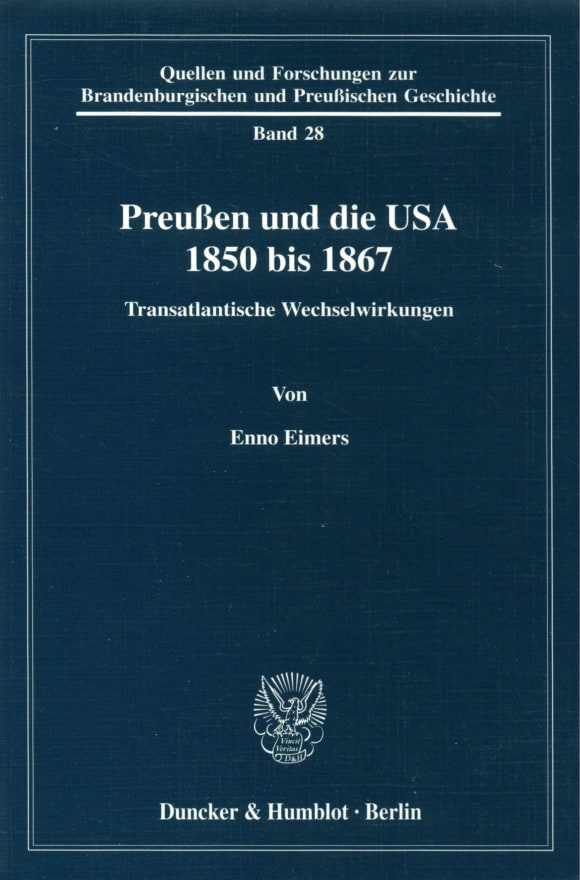 Cover Preußen und die USA 1850 bis 1867