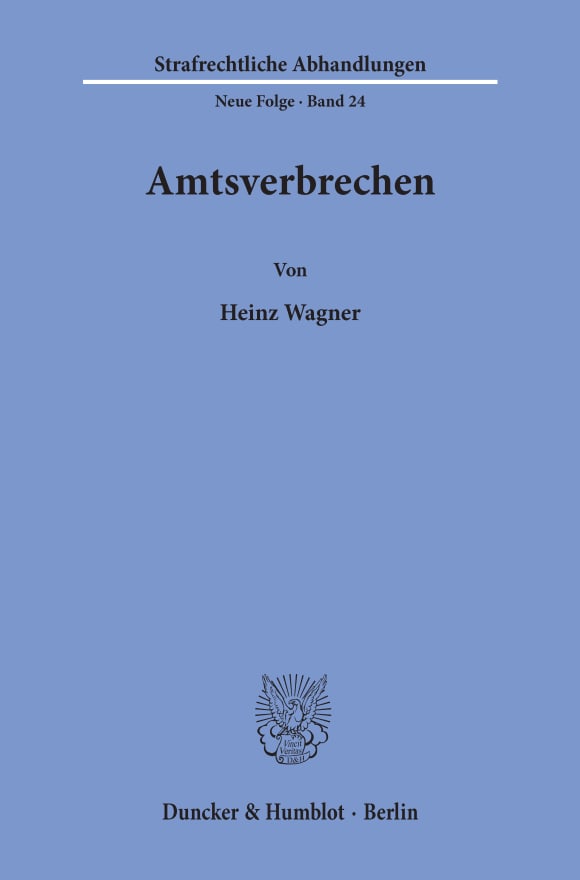 Cover Amtsverbrechen