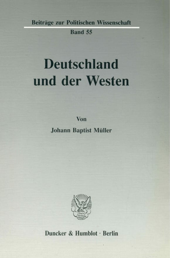 Cover Deutschland und der Westen