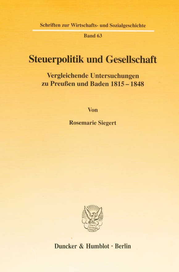 Cover Steuerpolitik und Gesellschaft