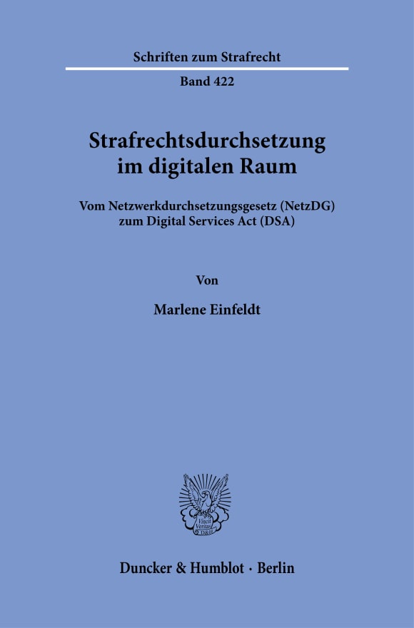 Cover Strafrechtsdurchsetzung im digitalen Raum