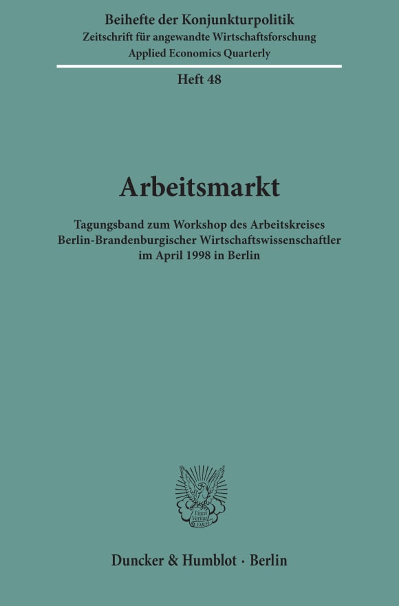 Cover Arbeitsmarkt