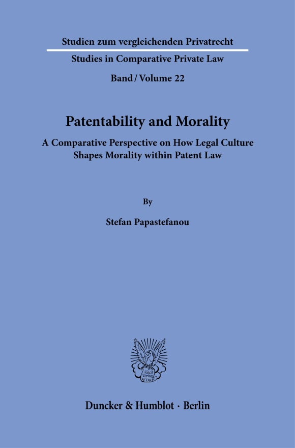 Cover Patentability and Morality