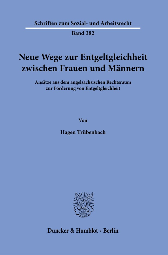 Cover Neue Wege zur Entgeltgleichheit zwischen Frauen und Männern