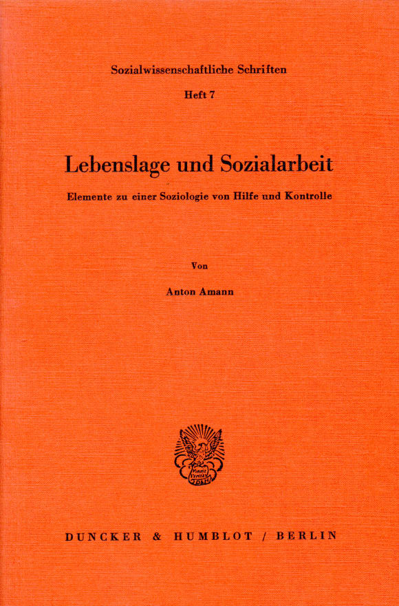 Cover Lebenslage und Sozialarbeit