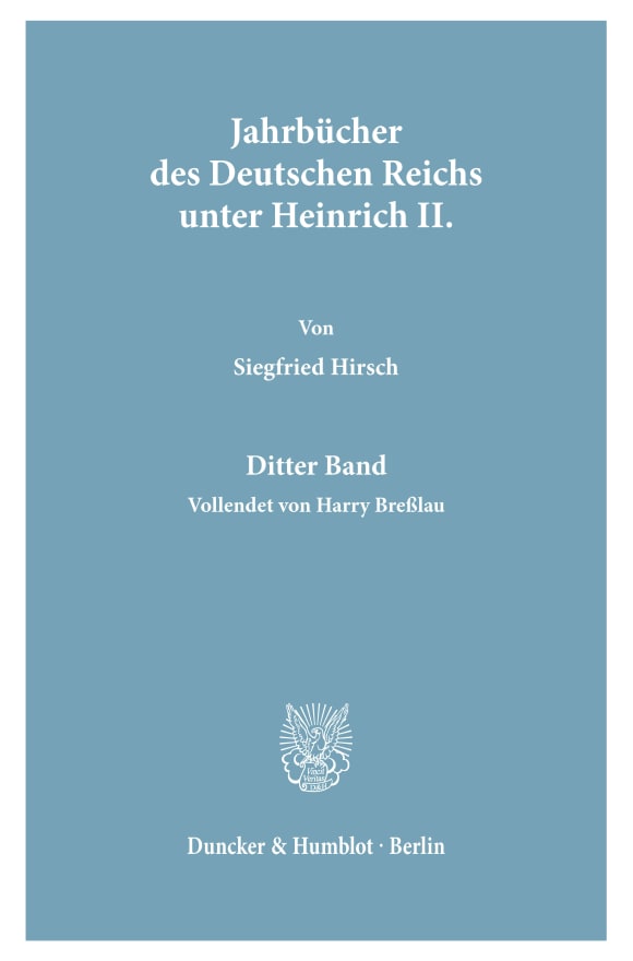 Cover Jahrbücher der Deutschen Geschichte (JB DG)