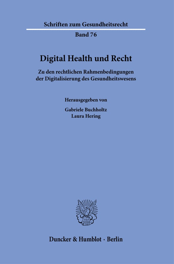 Cover Digital Health und Recht