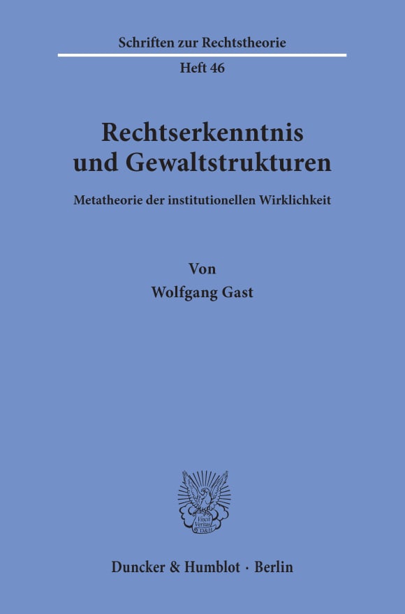 Cover Rechtserkenntnis und Gewaltstrukturen