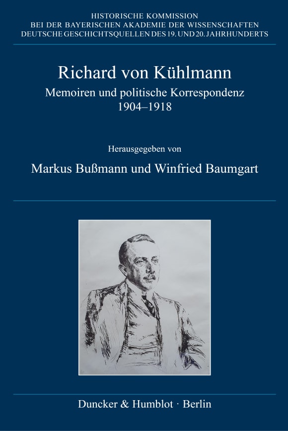 Cover Deutsche Geschichtsquellen des 19. und 20. Jahrhunderts (DGQ)