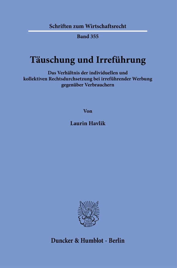 Cover Täuschung und Irreführung