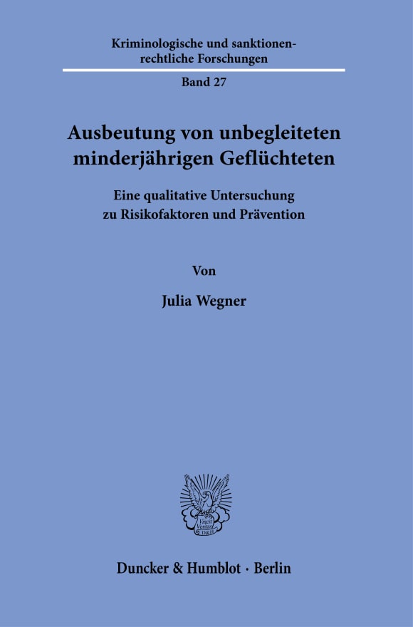 Cover Kriminologische und sanktionenrechtliche Forschungen (KSF)