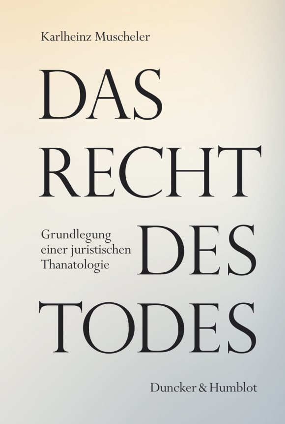 Cover Das Recht des Todes