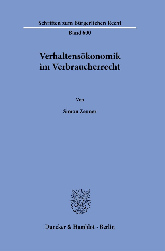 Schriften zum Bürgerlichen Recht (BR) | Schriftenreihe