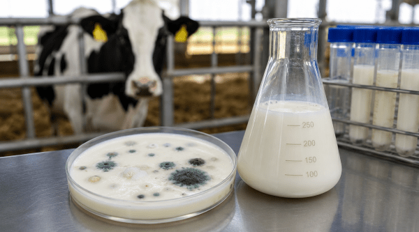 Wie viel Schimmelpilzgift gelangt in die Milch?