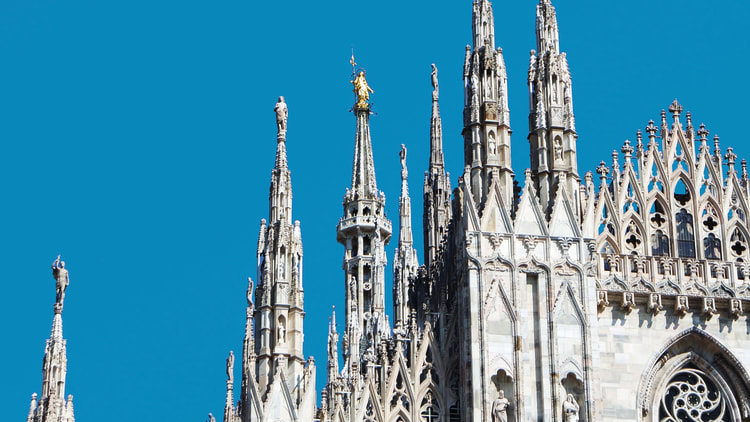 Lebensweisheit in dem Gleichnis von Maurern, die eine Kathedrale bauen