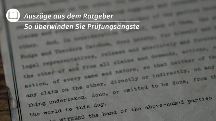 Ratgeber Prüfungsangst