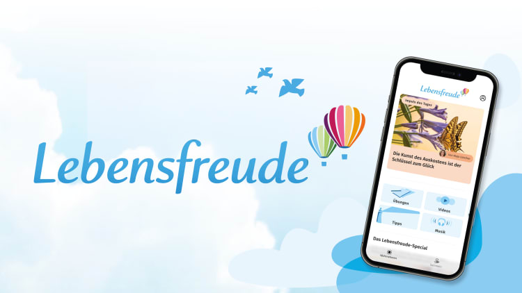 Entdecke unsere Lebensfreude-App!