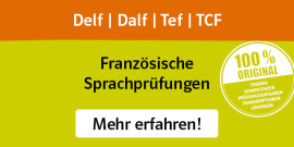 Abbildung französische Sprachprüfungen mit Verlinkung: zur Informationsseite wechseln