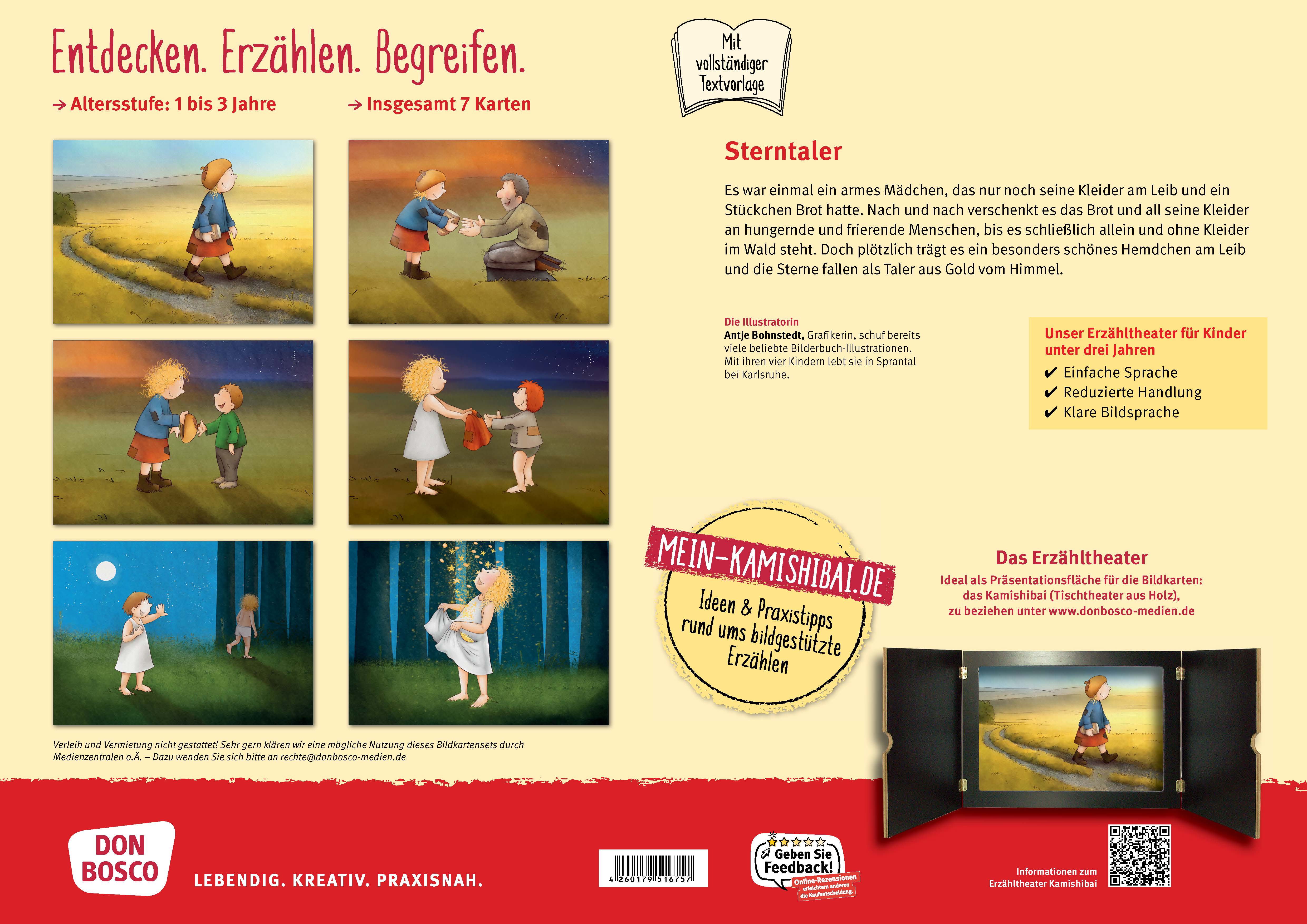Sterntaler. Kamishibai Bildkartenset.: Märchen für Kinder von 1-3