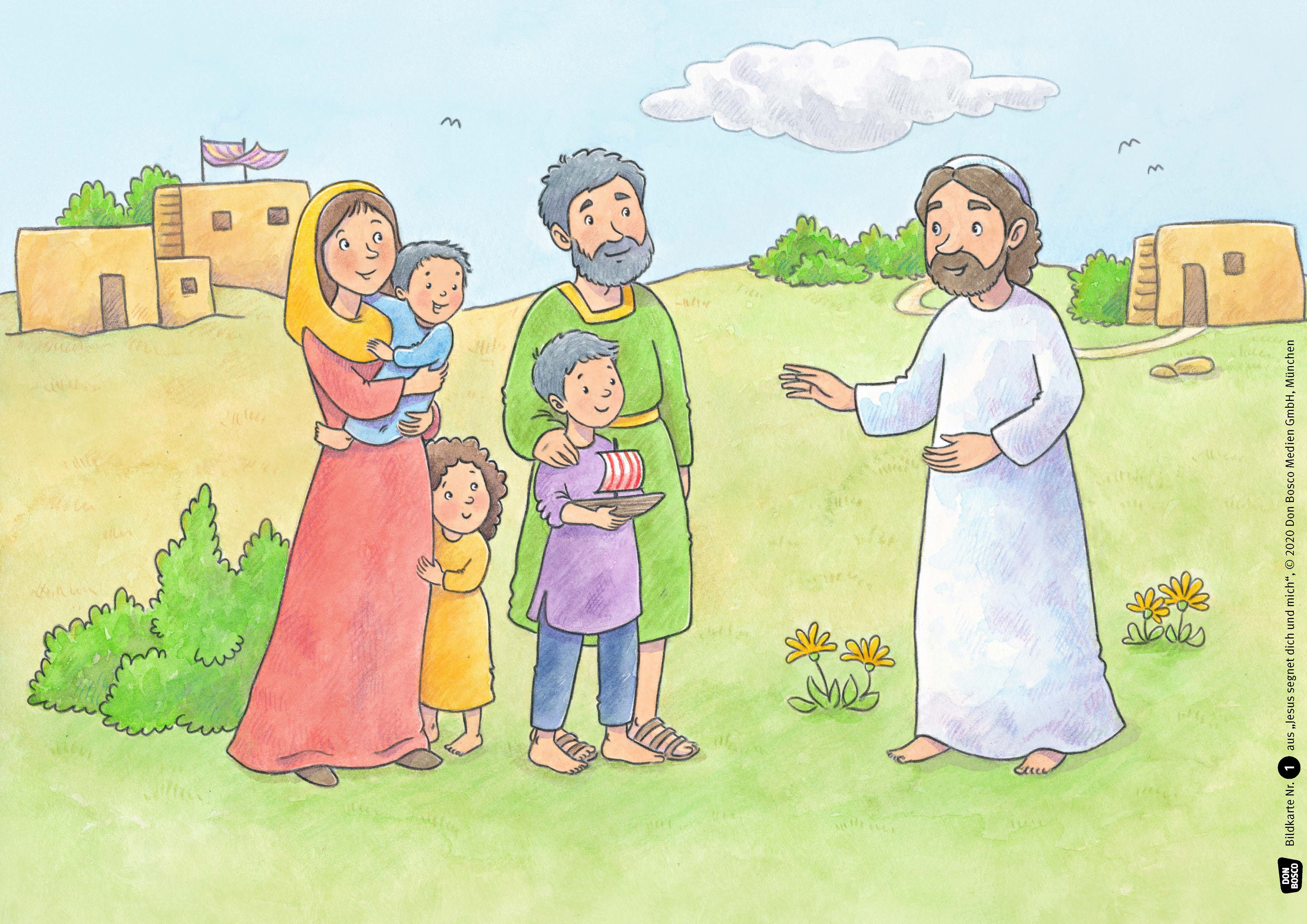 31 Jesus Segnet Die Kinder Ausmalbild Kostenlos - Rezfoods - Resep